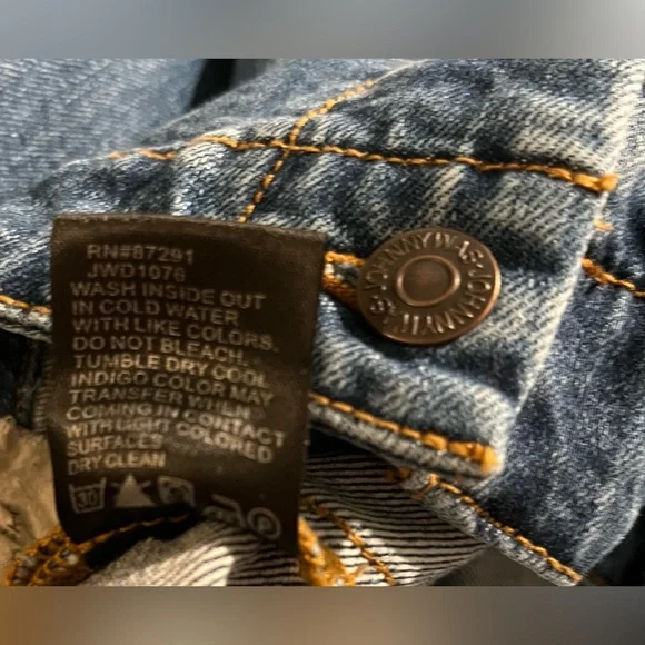 Johnny Was Shuri Floral Embroidered High-Rise Wide Leg Jeans Size 29 Inseam‎ - Picture 11 of 11